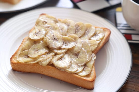 バナナトーストのレシピ。バナナの風味を最大限いかす！