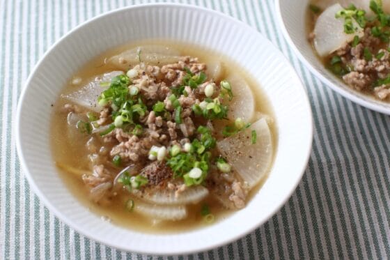 大根スープの基本レシピ｜豚ひき肉の旨みで簡単＆コク深仕上げ