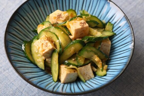 きゅうりと豆腐のねぎ油和え｜さっぱりおいしい、簡単副菜レシピ