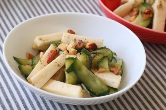 長芋ときゅうりのレモンナッツ和え｜さっぱり軽やか！簡単副菜レシピ