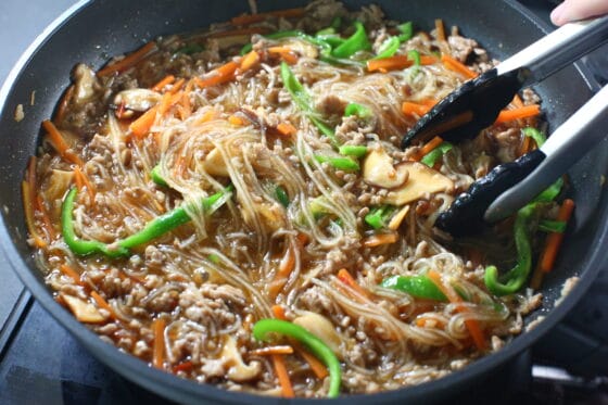 完成した麻婆春雨