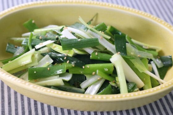 九条ネギサラダのレシピ｜簡単5分！塩だれでやみつきの副菜