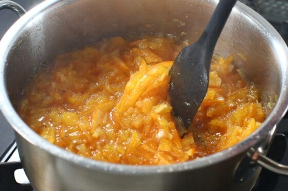 できあがったオレンジマーマレード