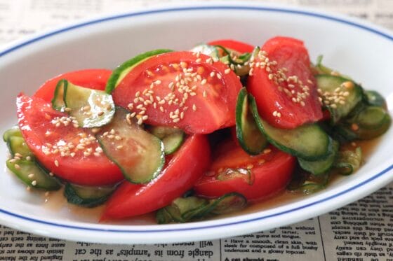 トマトきゅうりナムルの簡単レシピ｜さっぱり美味しい定番副菜