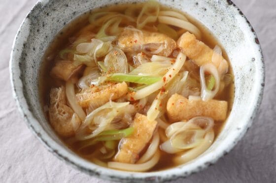 長ネギたっぷり！ねぎうどん