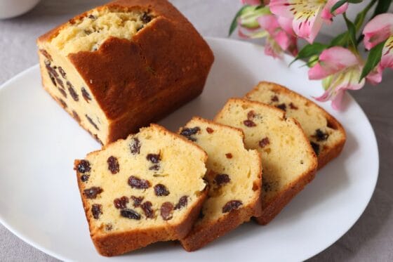 ラムレーズンパウンドケーキのレシピ！しっとり香る定番の味