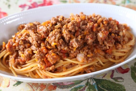 ボロネーゼのレシピ・作り方！ひき肉たっぷり濃厚な味