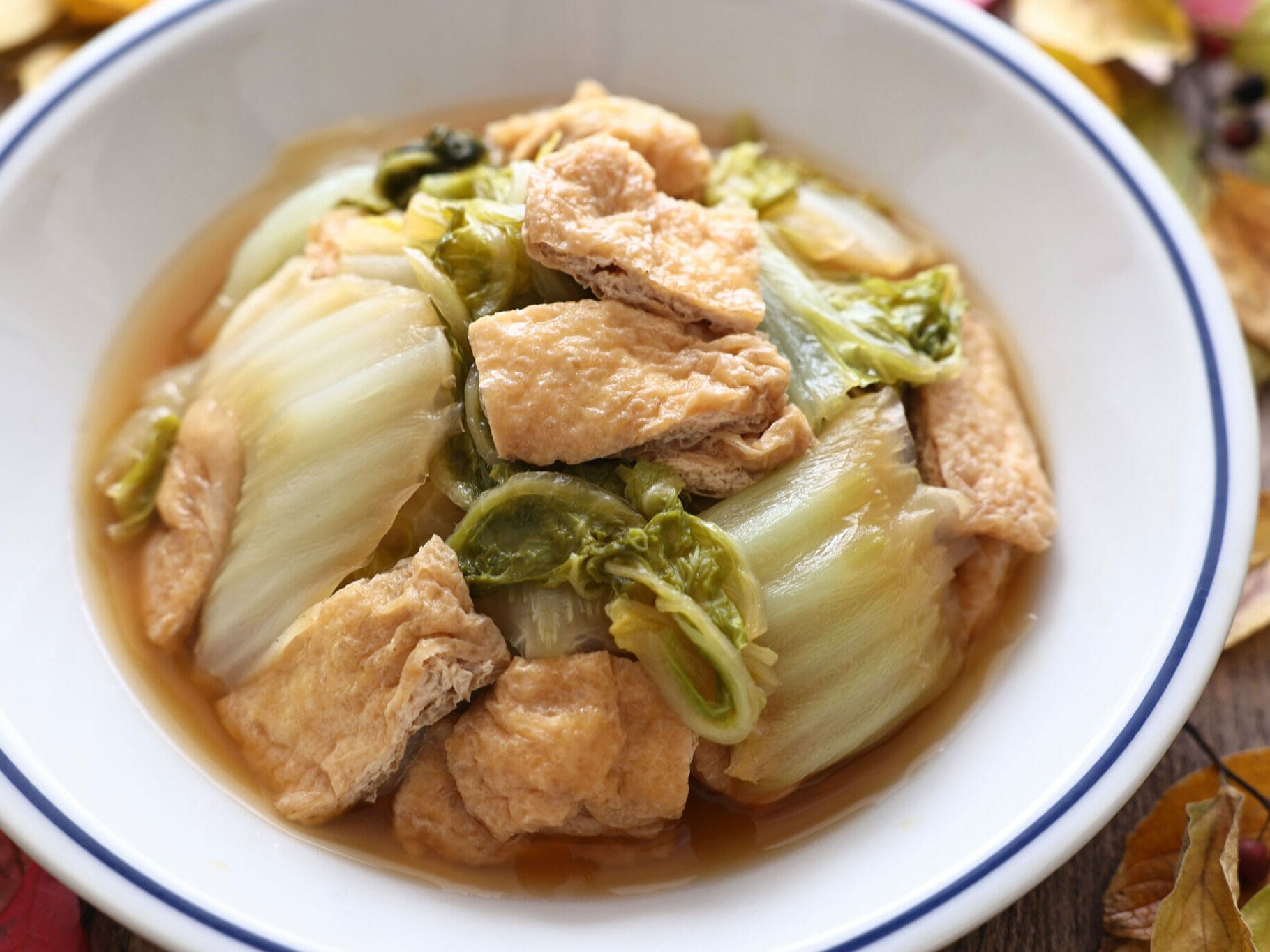 白菜 油揚げ 煮物