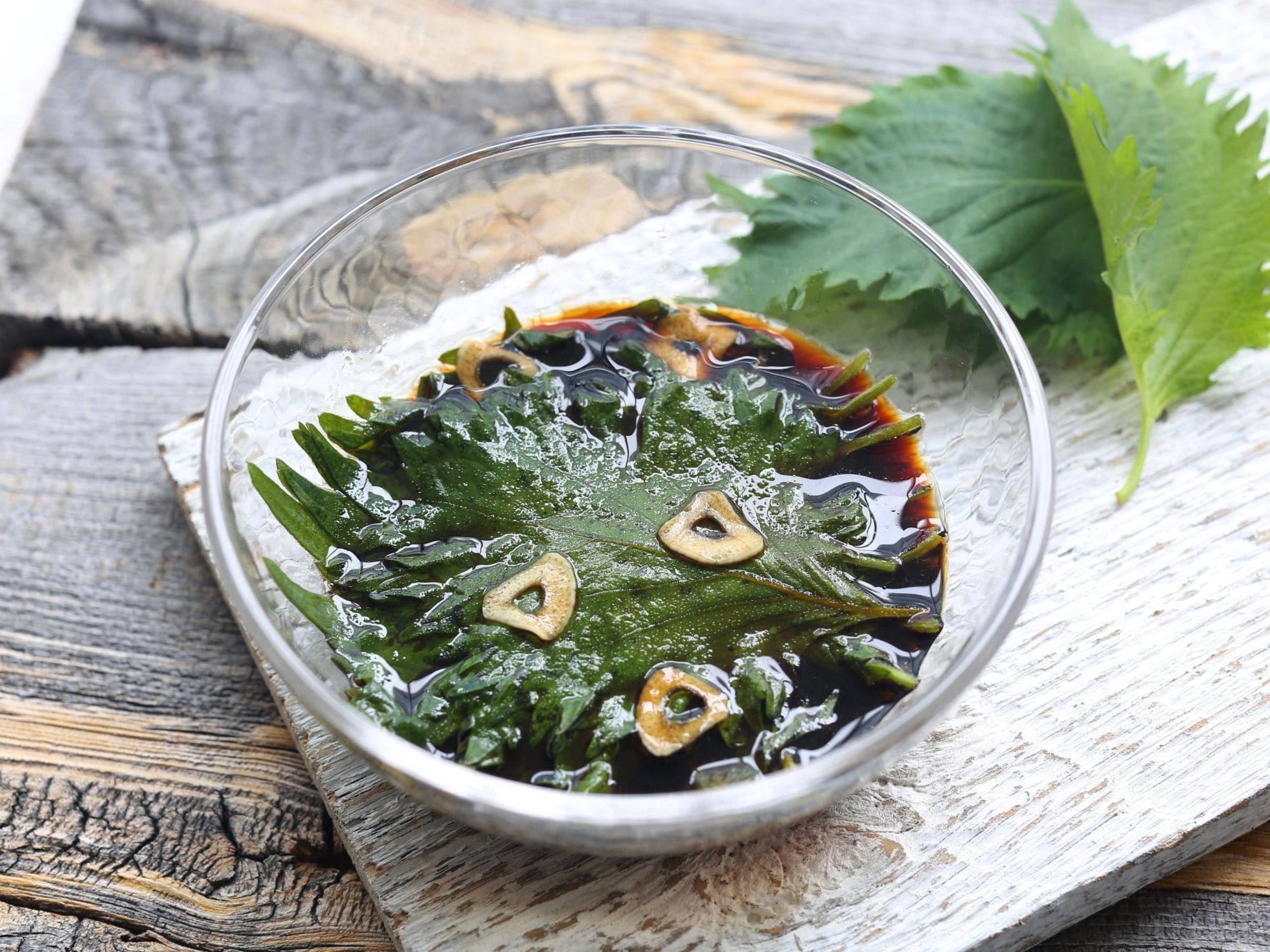 大葉 醤油 漬け