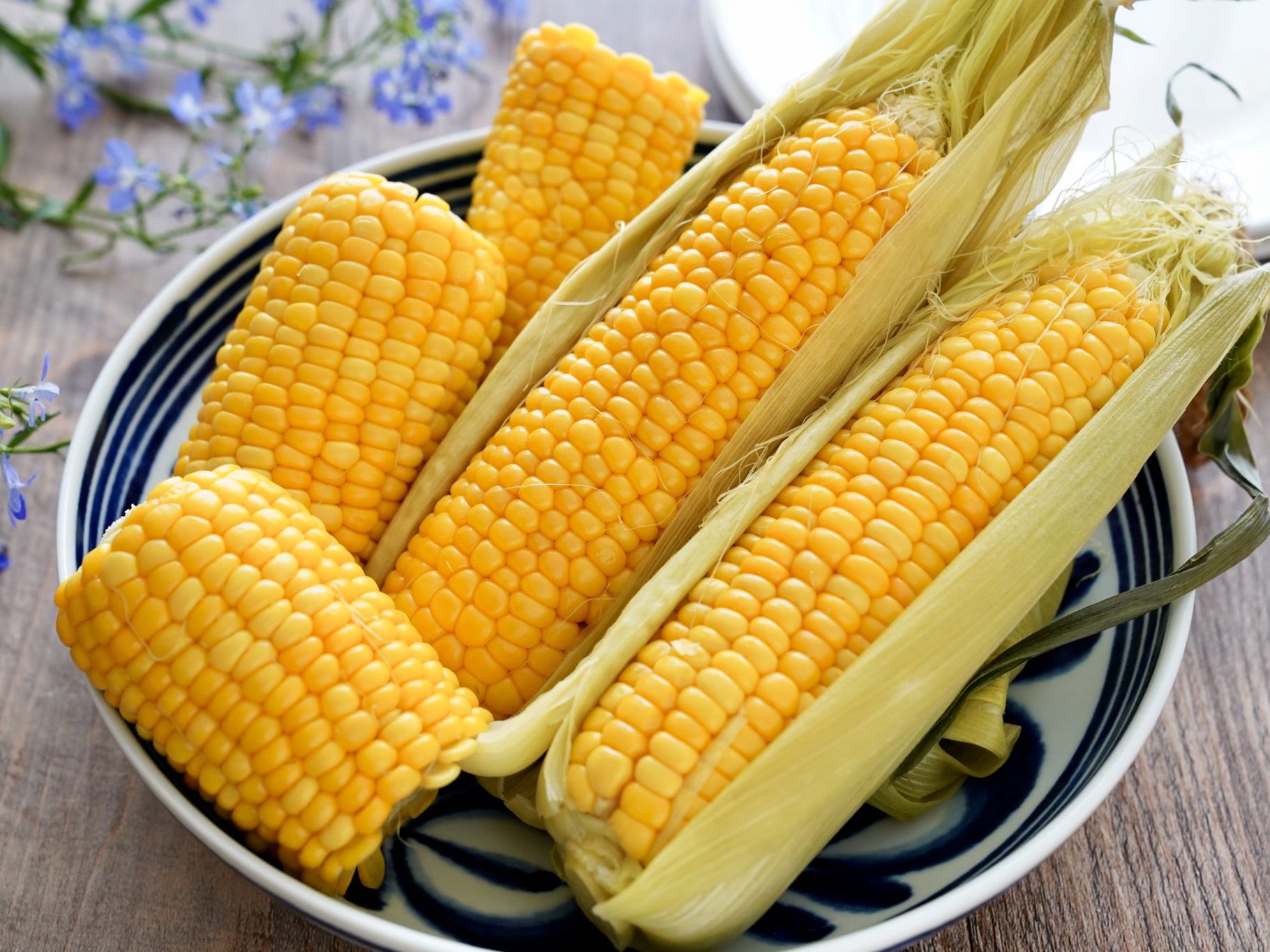 蒸し とうもろこし 時間