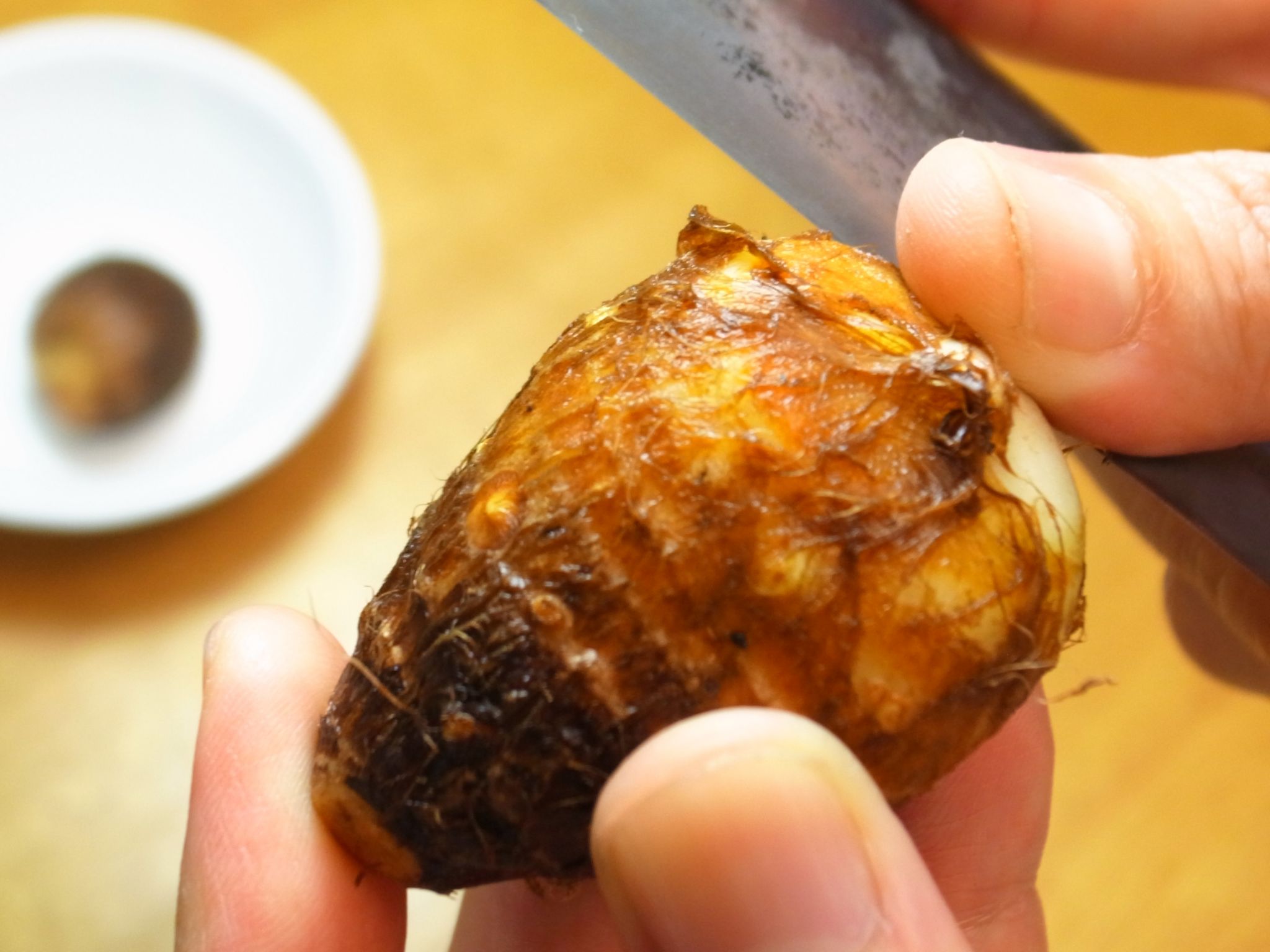 里芋 皮 の むき 方