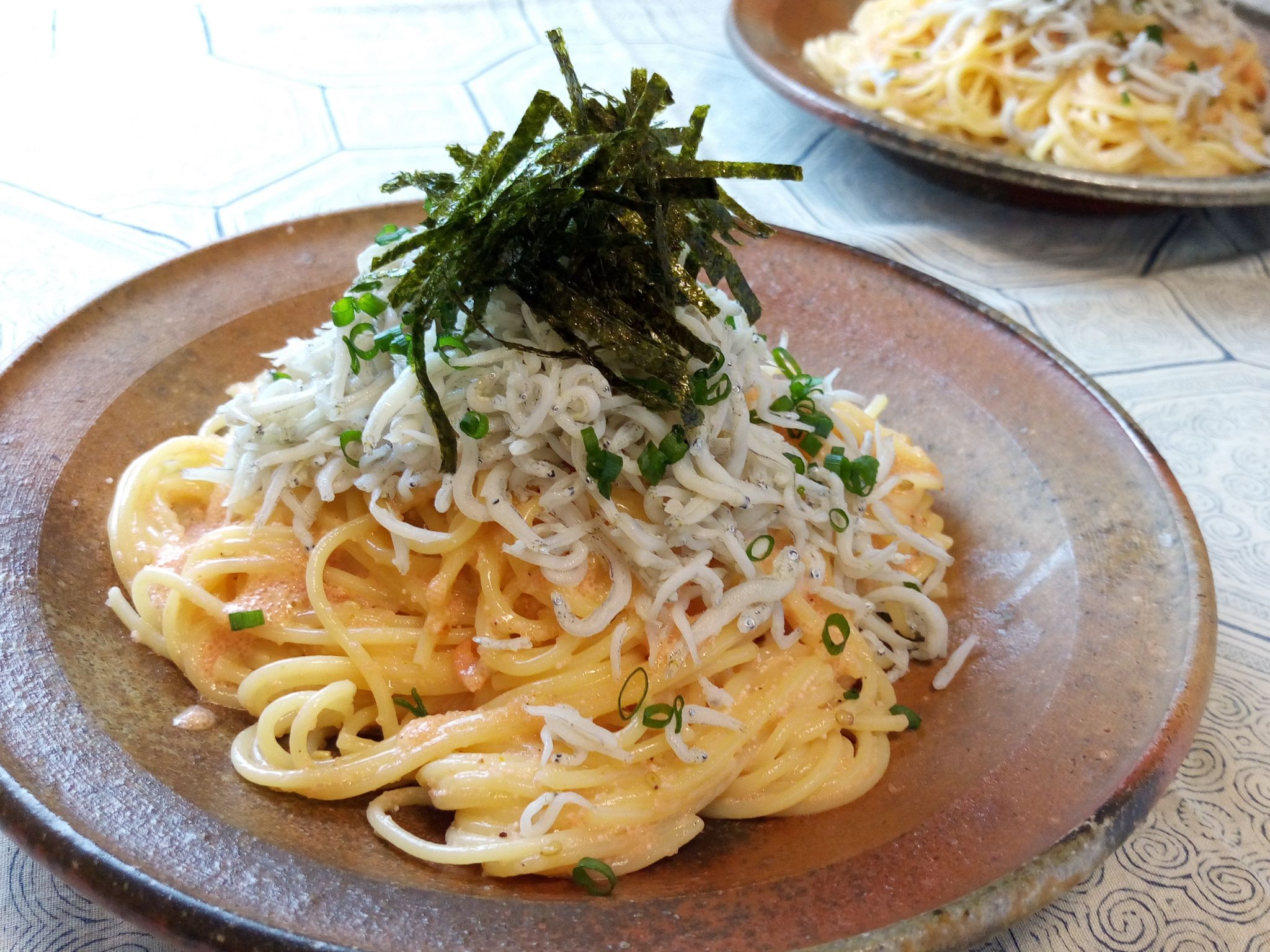 明太子としらすのパスタのレシピ 混ぜるだけ 辻仁成さんのおすすめ やまでら くみこ のレシピ