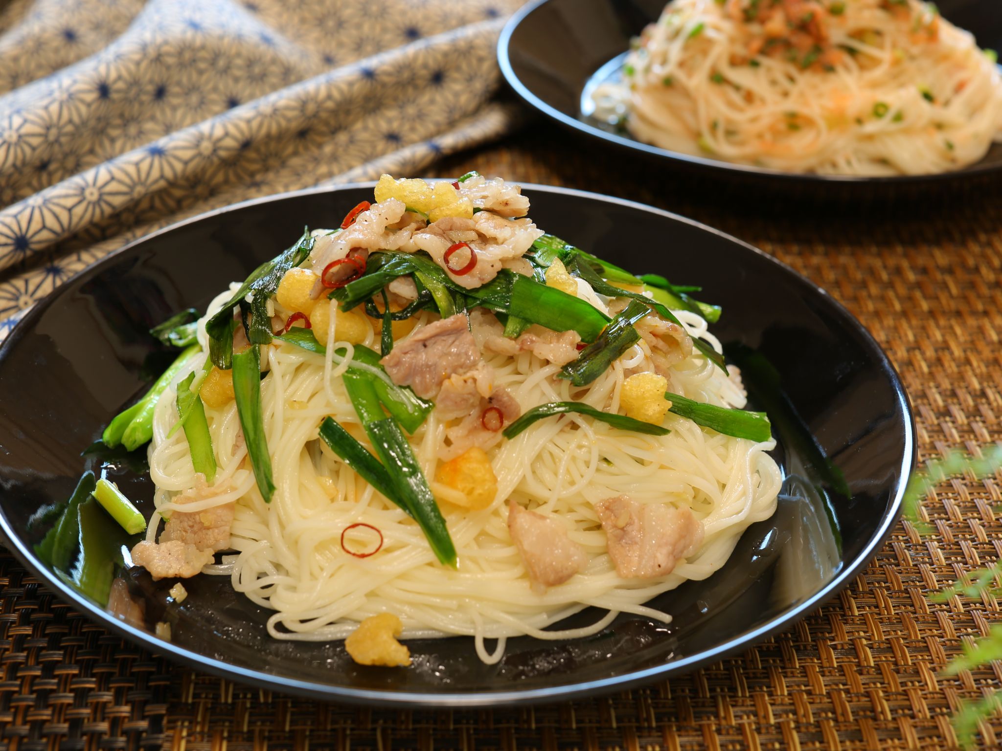 そうめんの簡単レシピ 栗原心平さんの豚肉とニラ炒め やまでら くみこ のレシピ