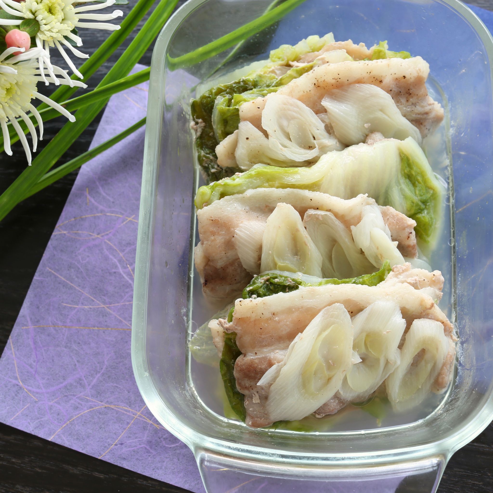 冷凍おかずのレシピ 柳澤英子さんの白菜のミルフィーユ やまでら くみこ のレシピ