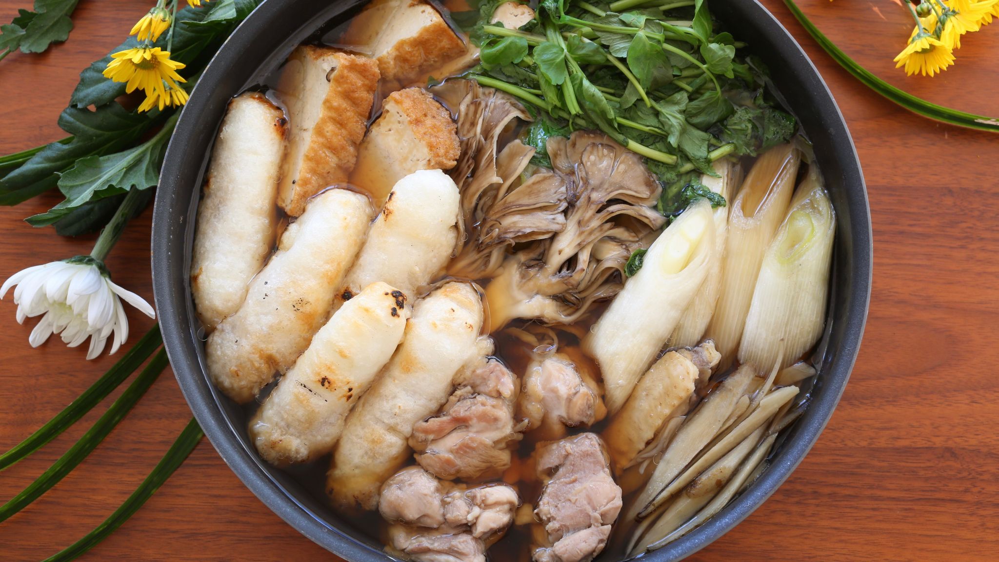 きりたんぽ鍋のレシピ 秋田県のご当地鍋の美味しい作り方 やまでら くみこ のレシピ