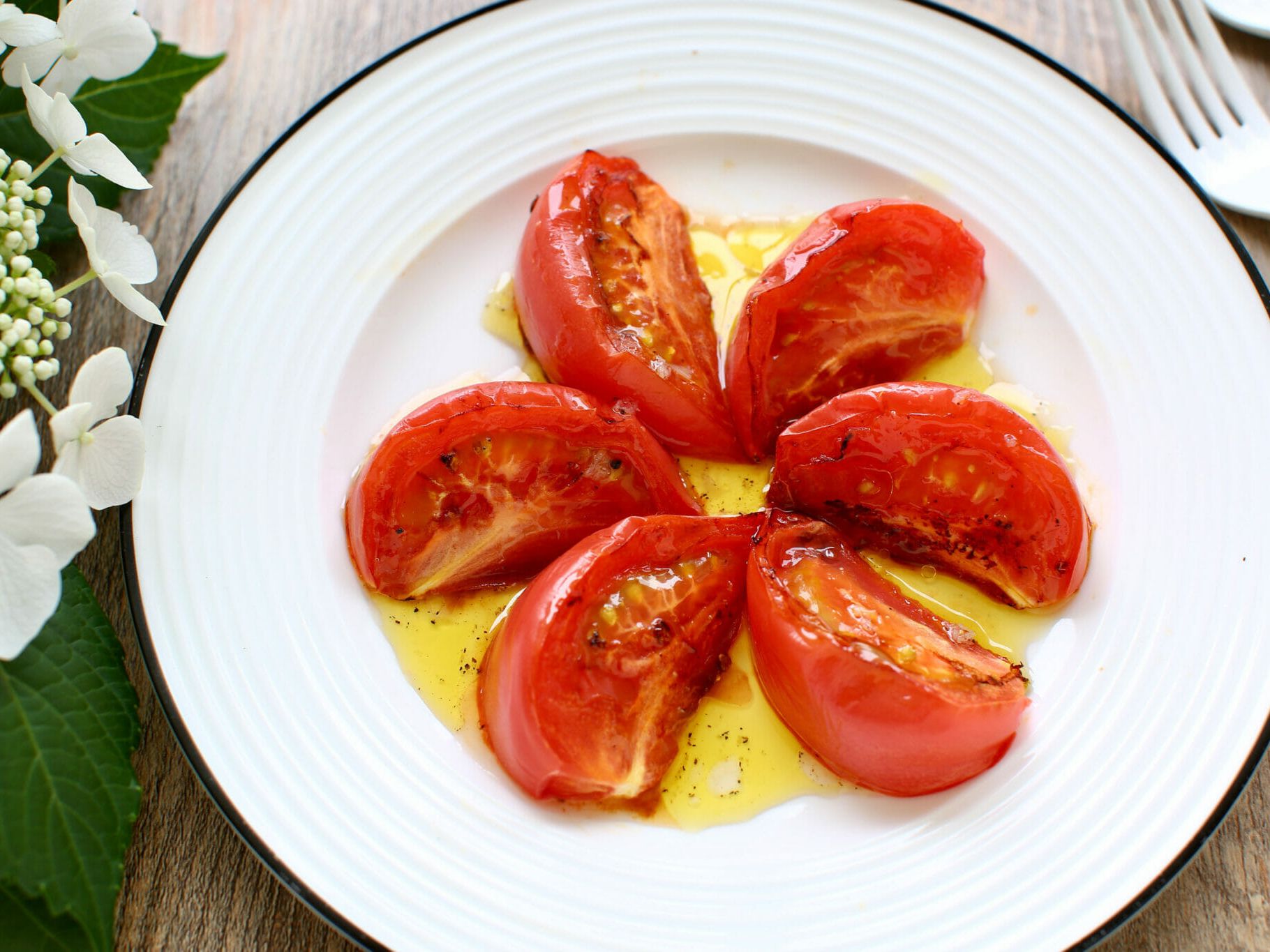 こんがり甘い 焼きトマトのレシピ フライパンで簡単トマトソテー やまでら くみこ のレシピ