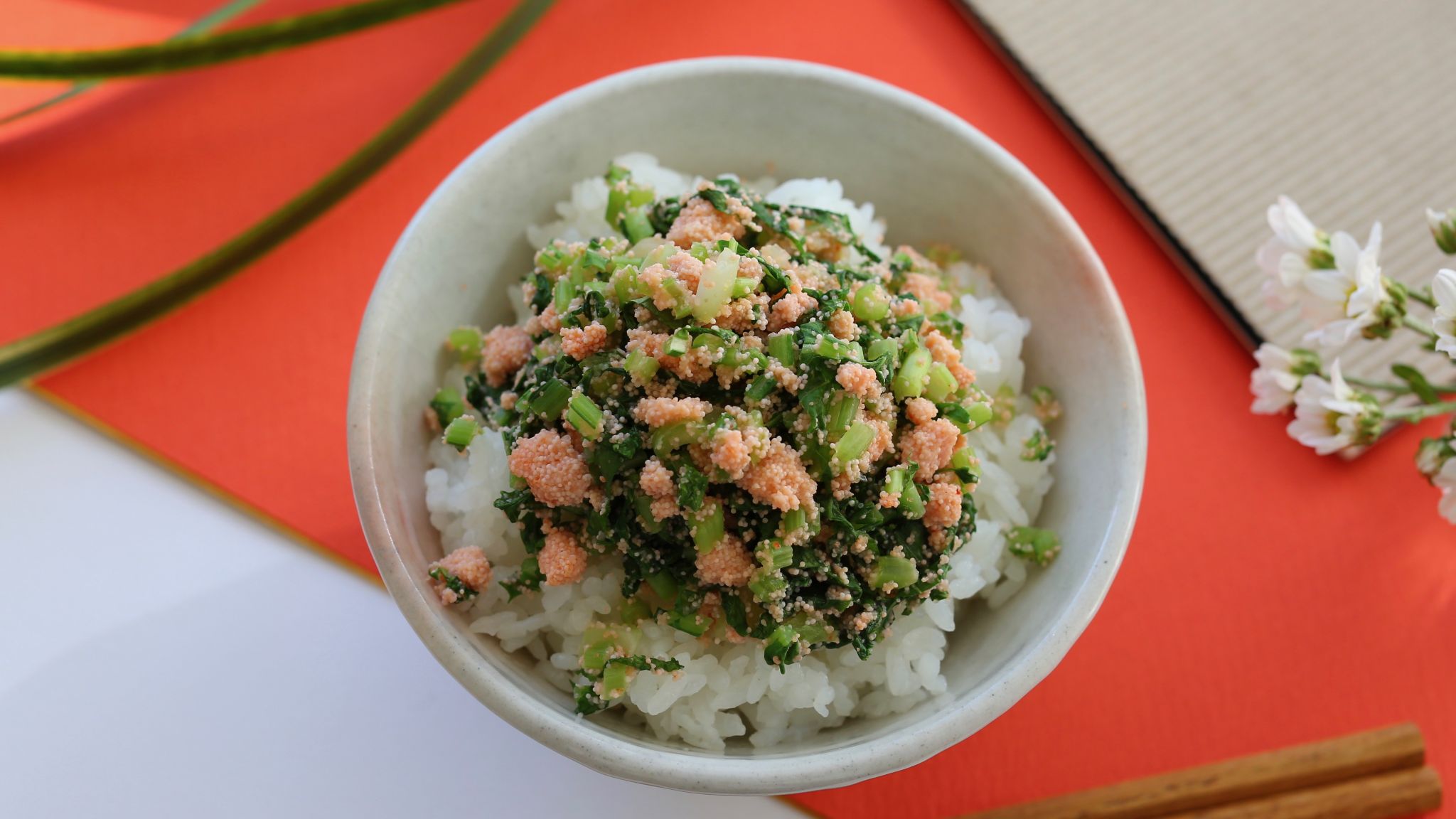 小倉優子さんのカブの葉とタラコのふりかけのレシピ 5分で完成 やまでら くみこ のレシピ