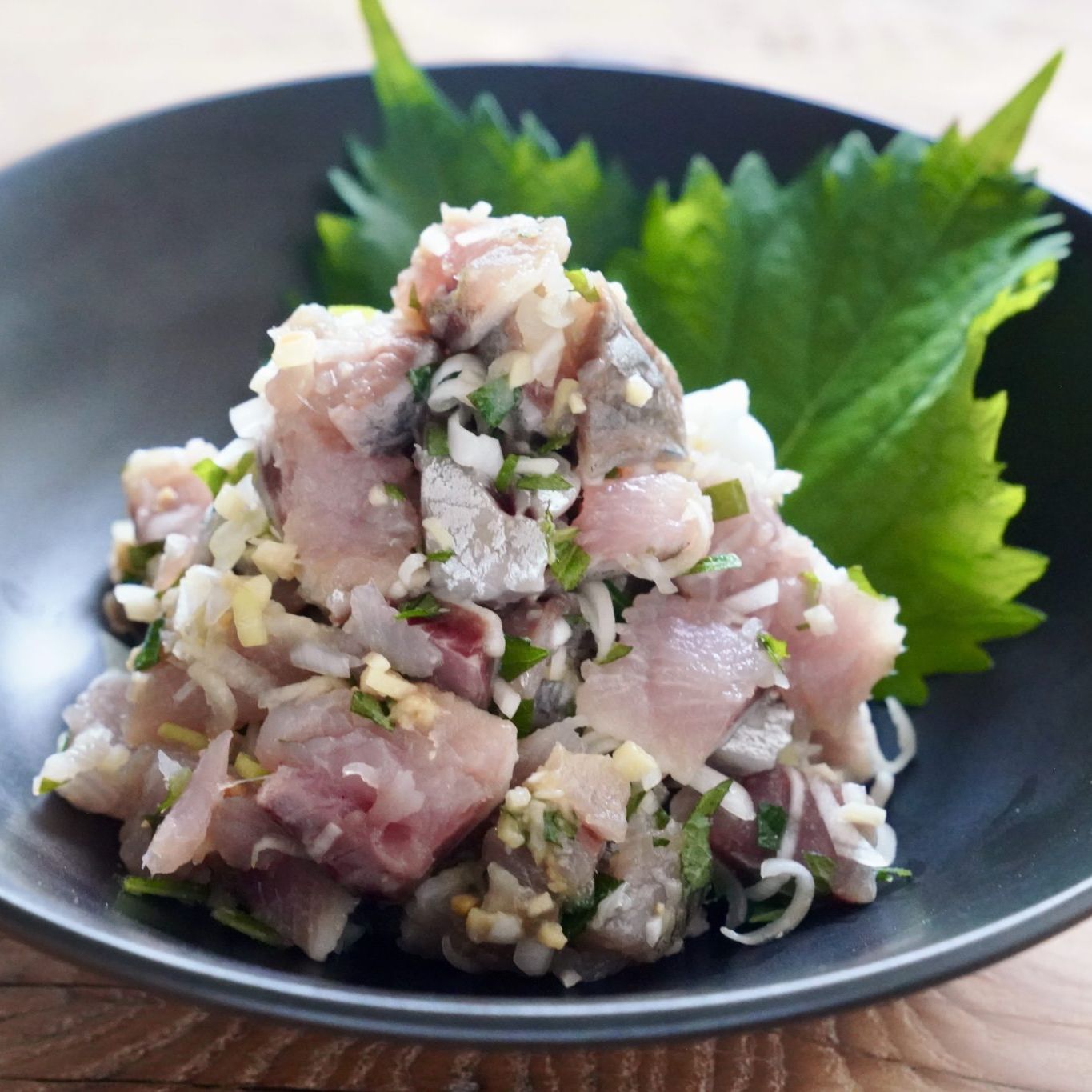 いわしのなめろうの作り方 味噌だけで旨い 風味豊かなシンプルレシピ やまでら くみこ のレシピ